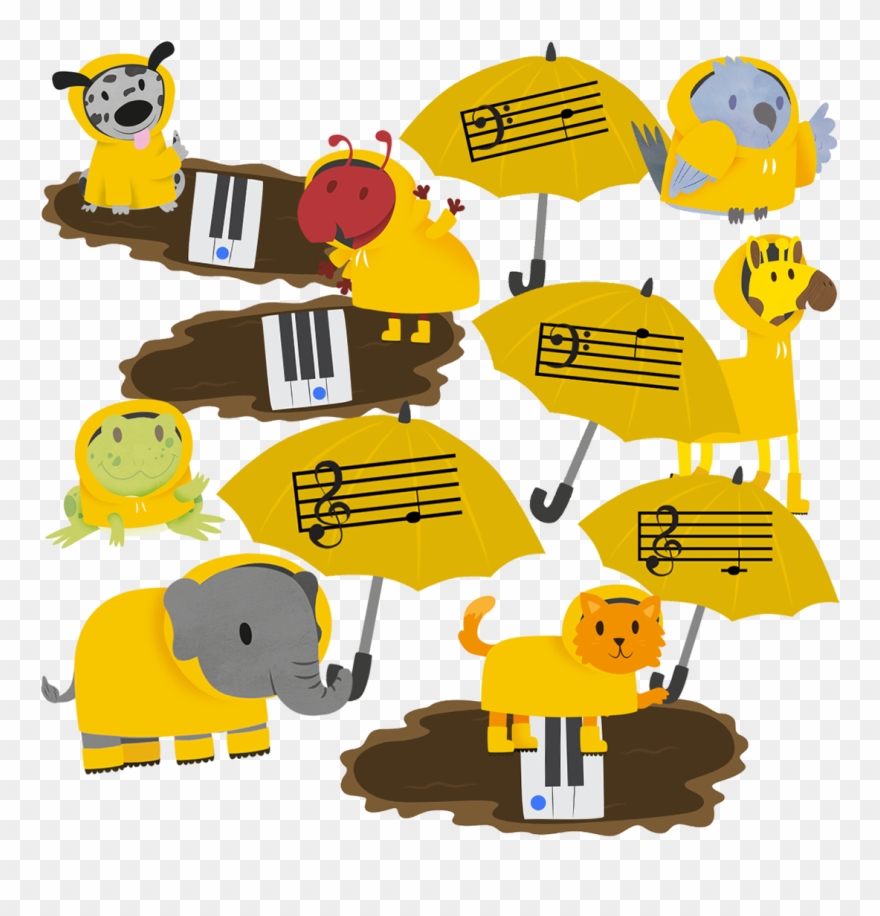 Muddy Puddles - Poncho Clipart