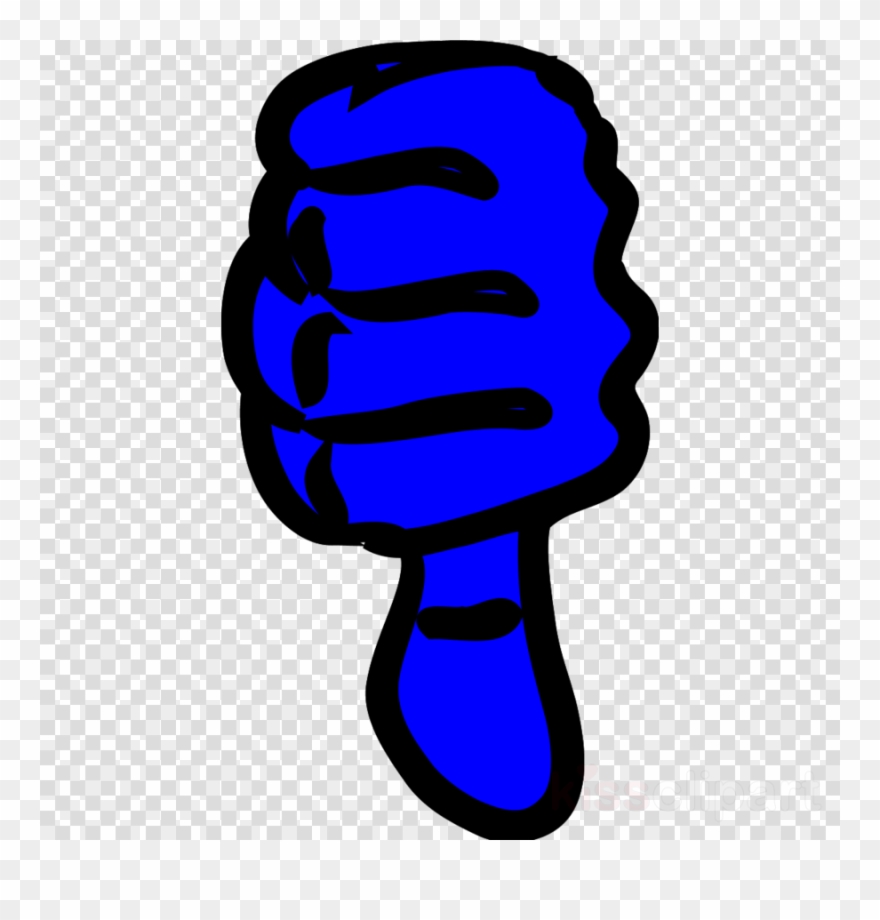 Blue Thumbs Down Clipart Thumb Signal Clip Art - White Icon Github Logo - Png Download