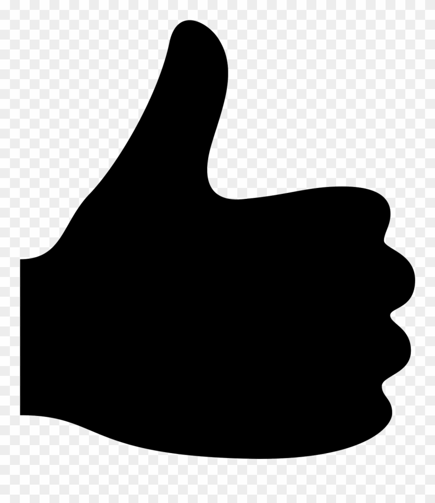 Thumb Computer Icons Art - Thumbs Up Icon Transparent Clipart