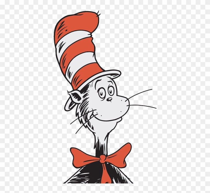 "don't Give Up - Cat In The Hat Arms Clipart