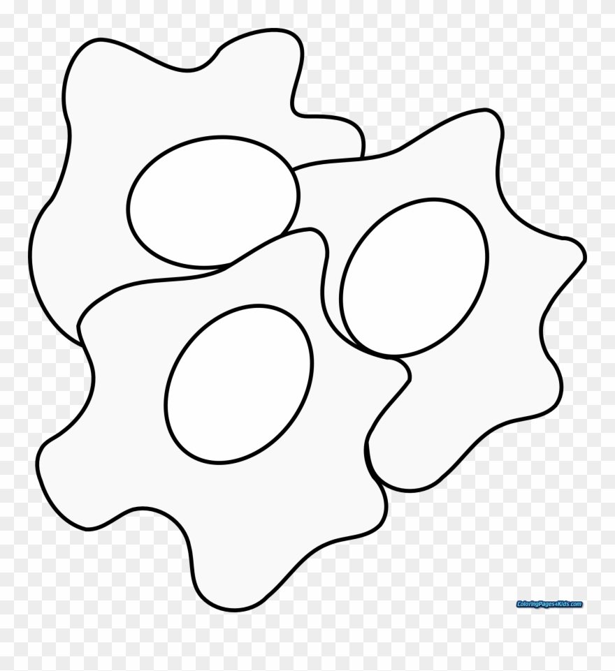 Dr Seuss Coloring Pages Green Eggs And Ham - Egg Food Clipart Black And White - Png Download