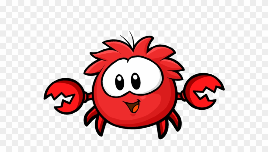 Crab Clipart Club Penguin - Club Penguin Crab Puffle - Png Download
