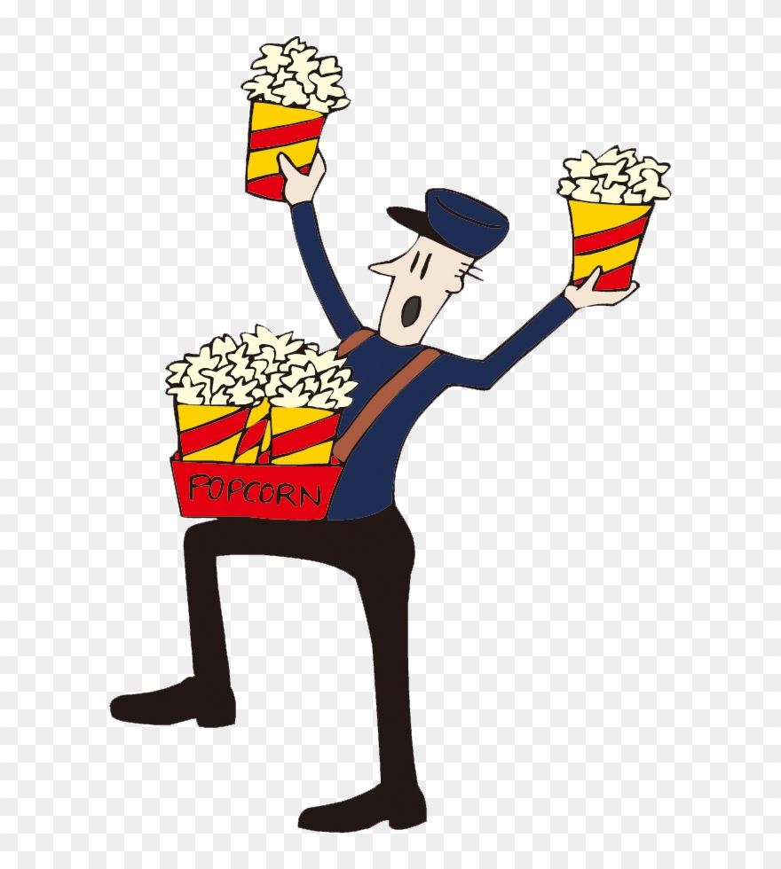 Graphic Black And White Library Popcorn Animation Sell - Popcorn Clipart