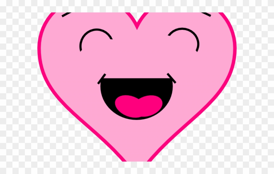 Smiling Heart Clipart - Png Download