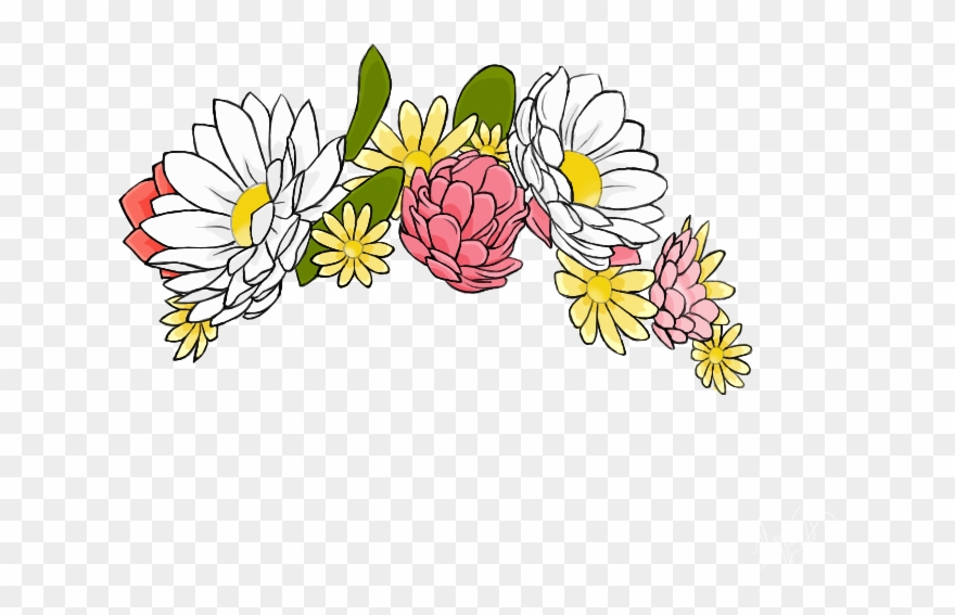 Flowers By Hyerszn On - Snapchat Flower Filter Clipart - Png Download