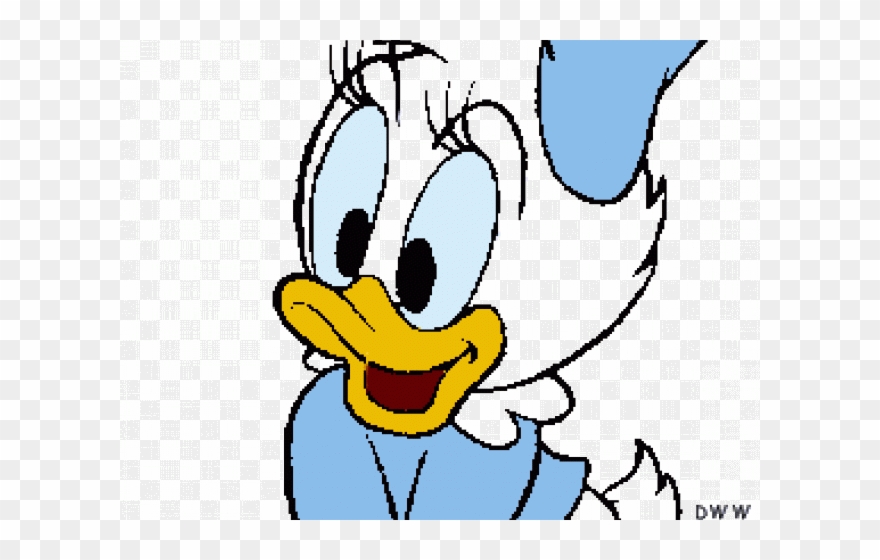 Donald Duck Clipart Cute Baby - Daisy Bebe - Png Download