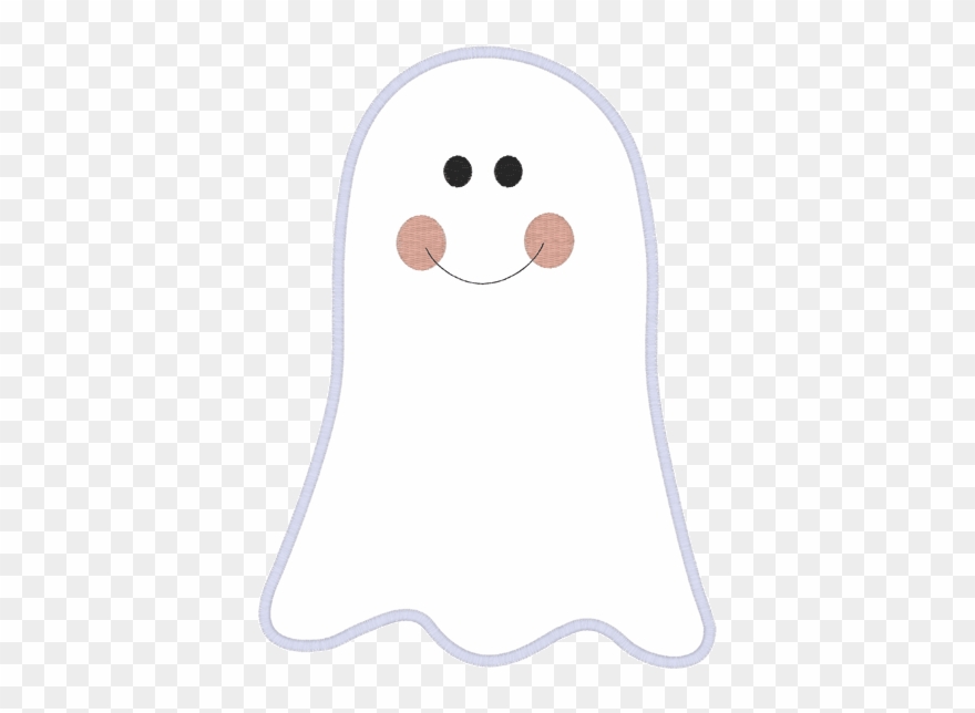 Halloween Ghost Applique - Ghost Clipart