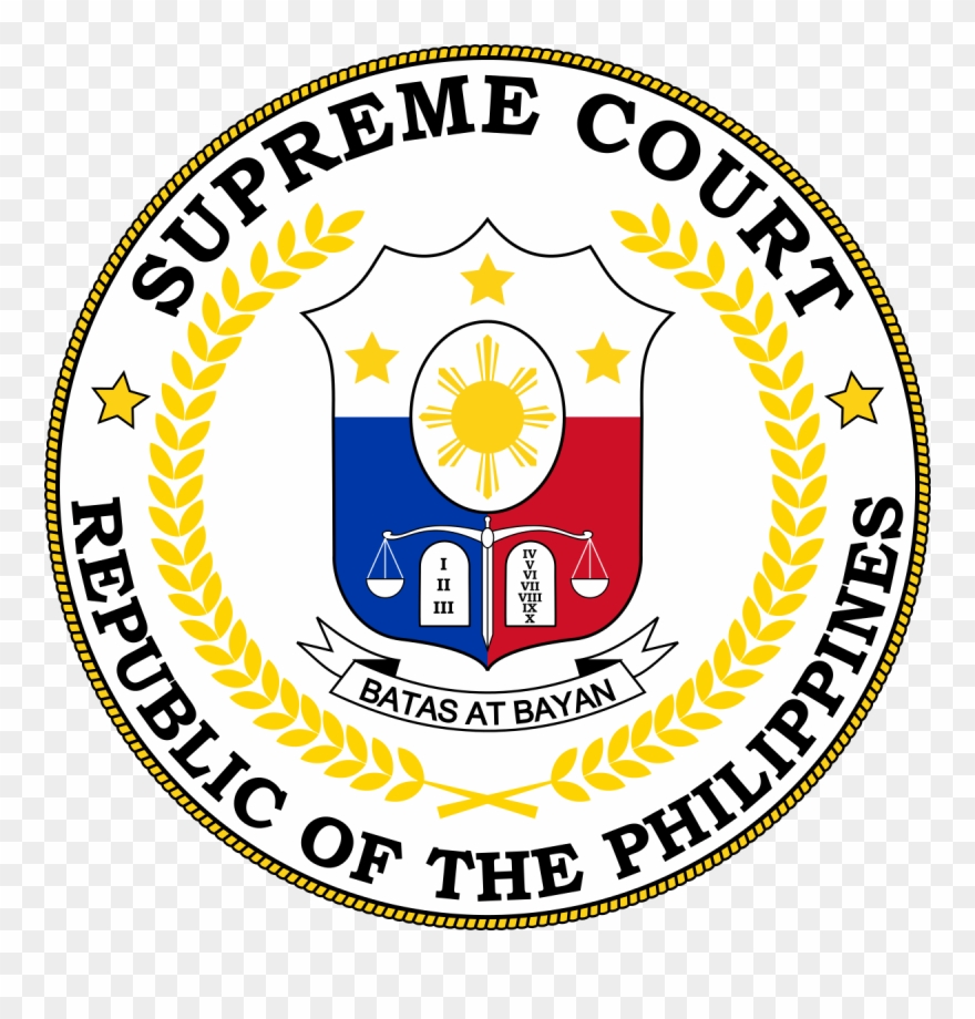 Official Army Emblem Clip Art Images Gallery - Seal Of The Supreme Court Of The Philippines - Png Download