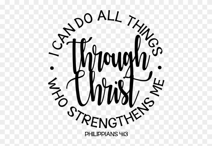 Svg, Png, Dxf - Philippians 4 Clipart