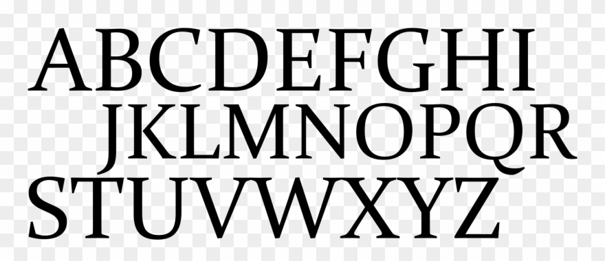 Png Alphabet - Svg Alphabet Clipart