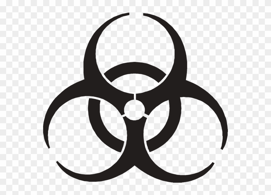 Biohazard Symbol Transparent - Biohazard Symbol Clipart