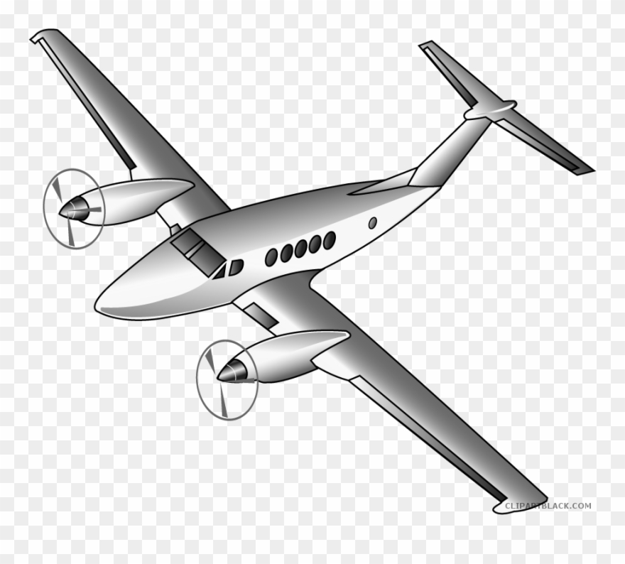 Free Black White Images Clipartblack - Small Airplane Clip Art - Png Download