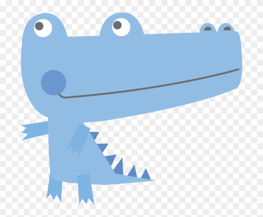 Baby Alligator - Cartoon Clipart
