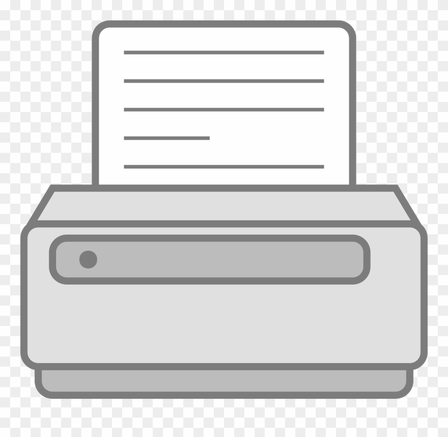 Computer Printer Paper Hardware Transparent Image - Print Server Clipart - Png Download