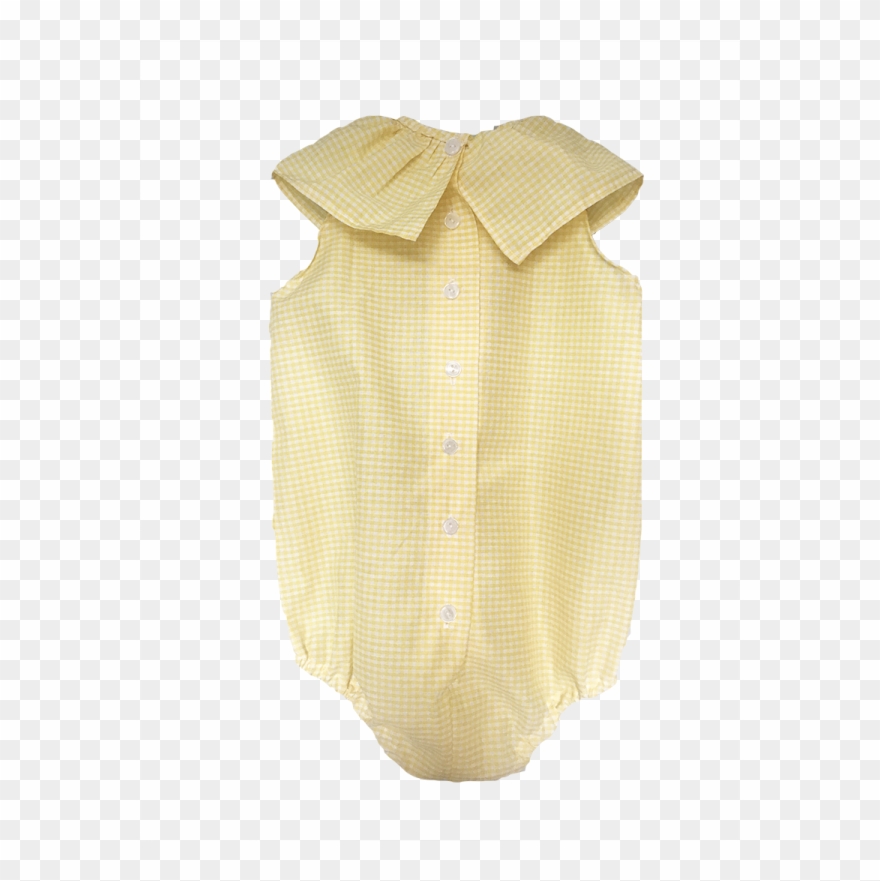 Pelele Vichy Amarillo - Pattern Clipart