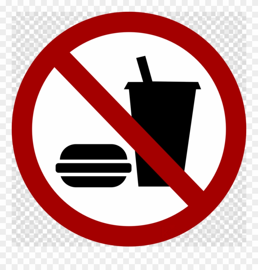 No Food And Drink Icon Clipart Drink Clip Art - No Food And Drinks Signage - Png Download