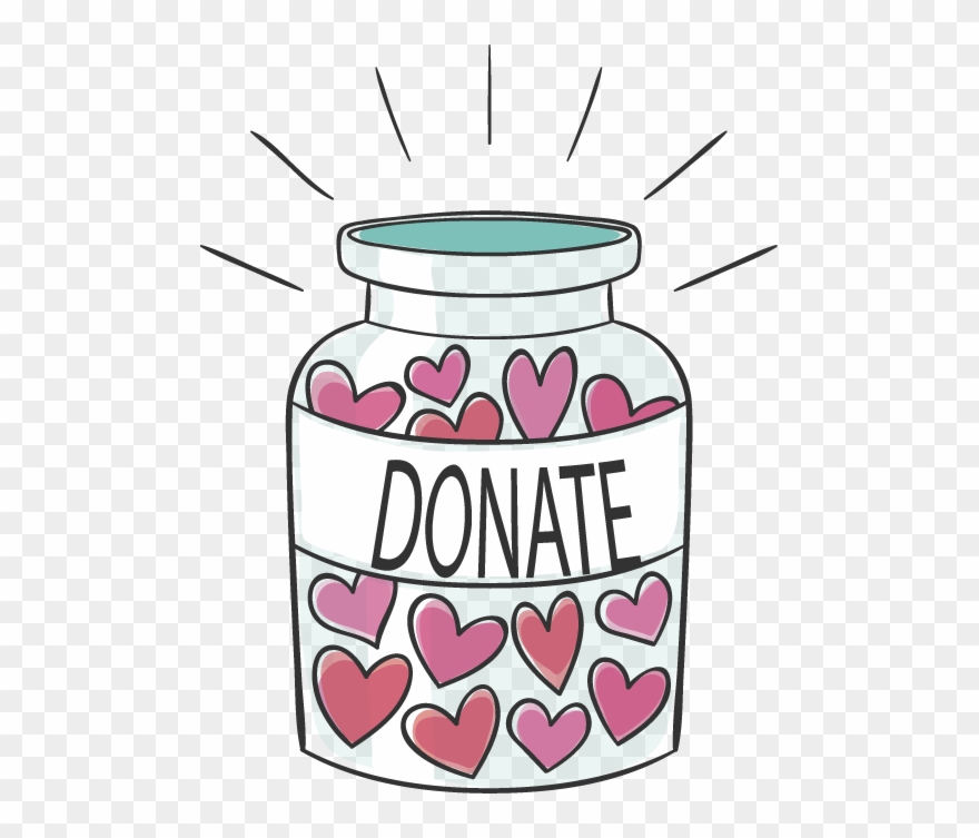 Donation Jar - Donate Jar Clipart