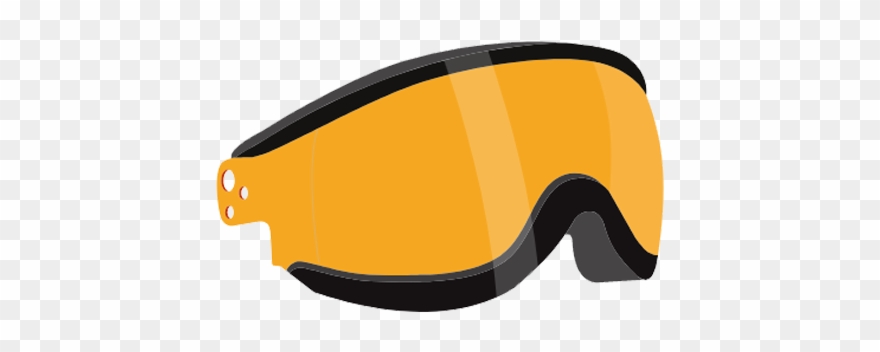 Orange Visor - Illustration Clipart