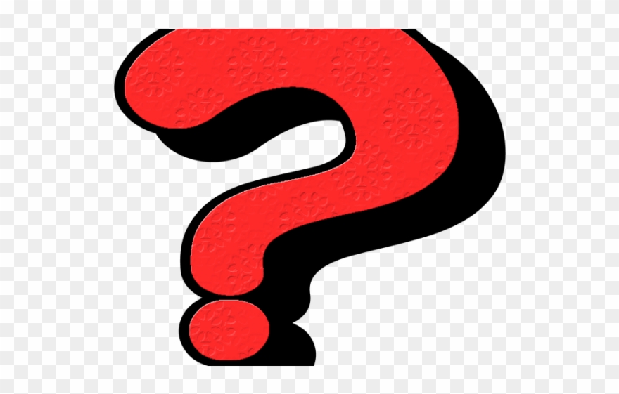 Question Mark Clipart Punctuation - Red Question Mark Transparent - Png Download