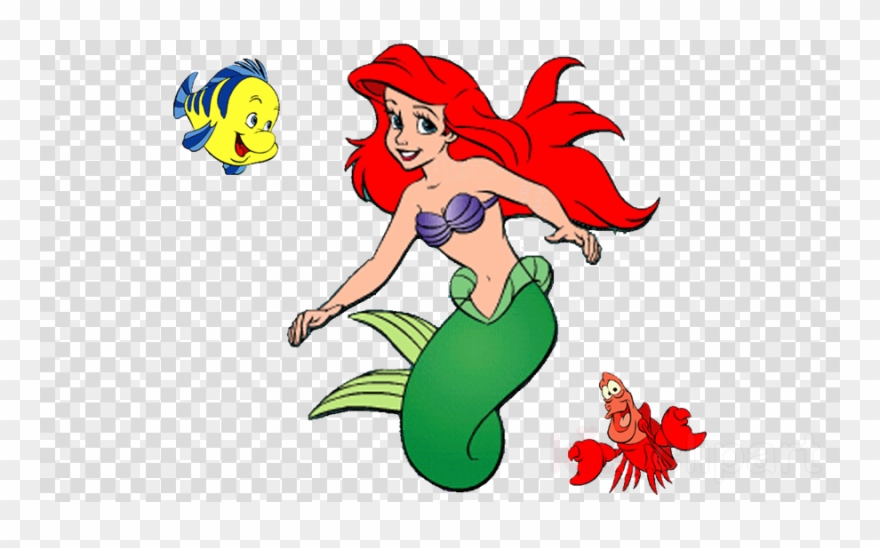 Ariel Clipart Ariel Mickey Mouse Clip Art - Little Mermaid Little Mermaid Sebastian Cartoon Kids - Png Download