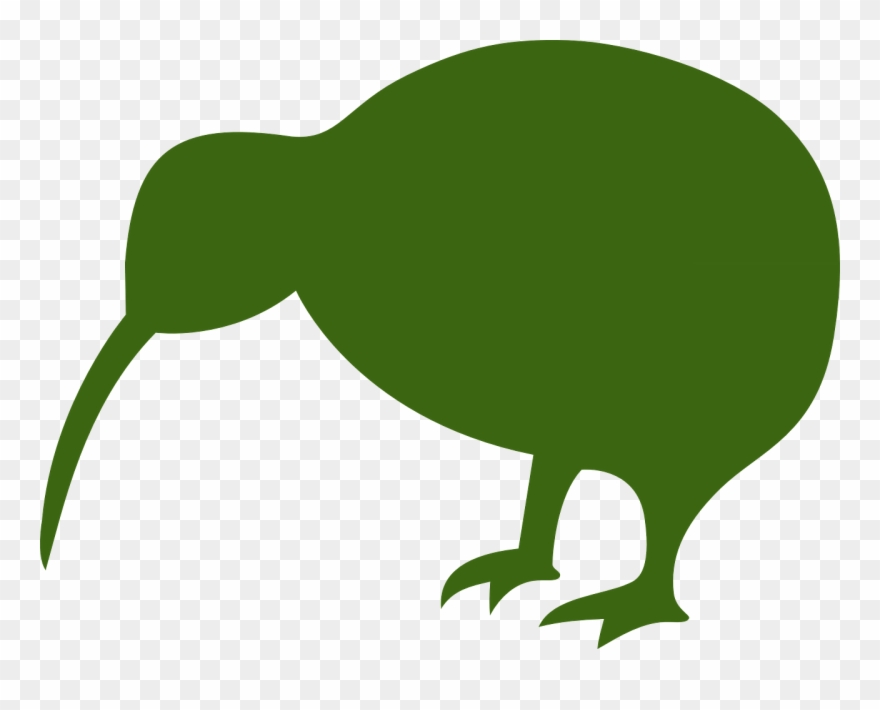 Kiwi Silhouette Bird Animal Png Image - Kiwi Bird Clip Art Transparent Png