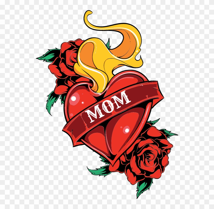 Mom Tattoo - Tattoo Clipart