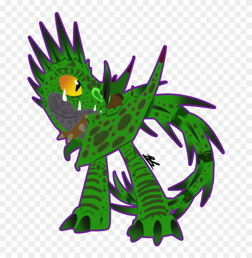 Cartoon Dragon Breathing Fire Clipart