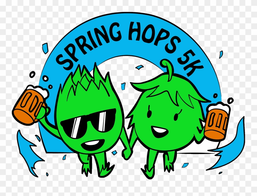 Spring Hops 5k Howard County Striders - Logo Clipart