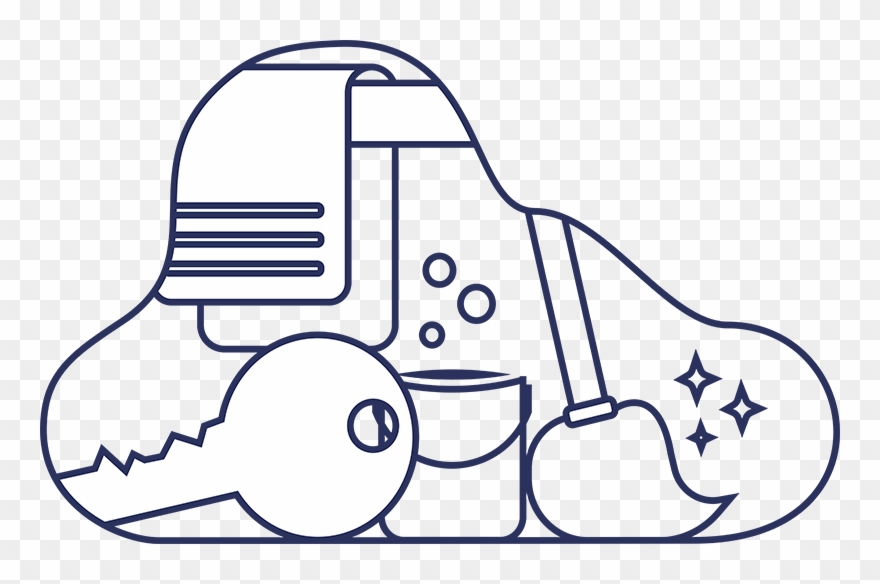 Tailored Service - Line Art Clipart