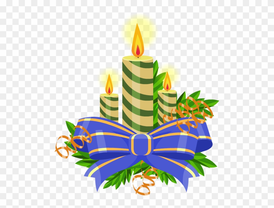 Happy Holidays - Birthday Candle Clipart