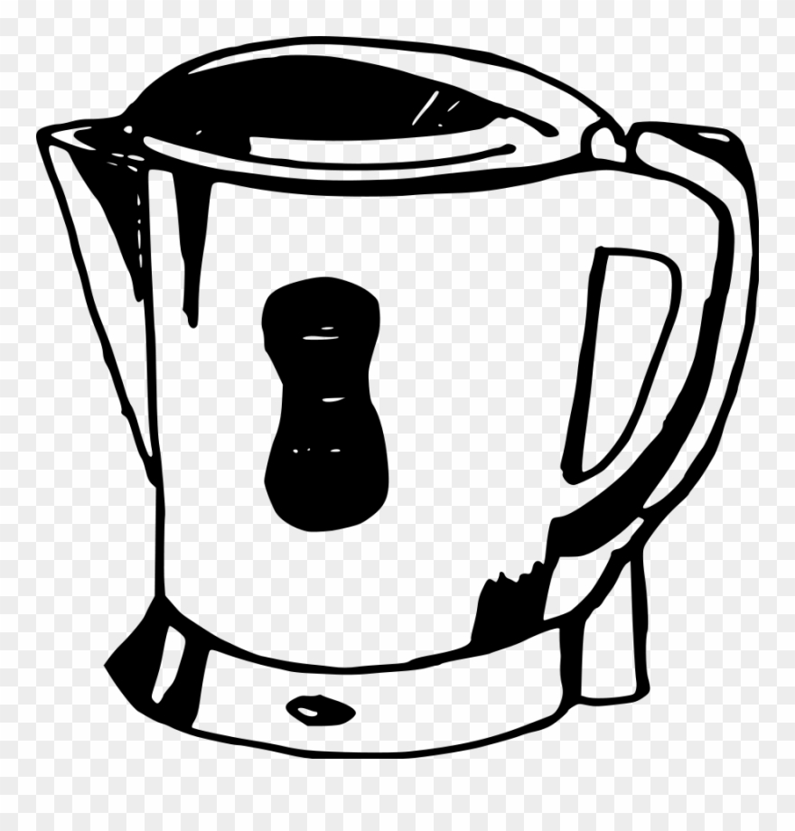 This Free Clip Arts Design Of Kettle Png - Electric Kettle White And Black Clipart Png Transparent Png