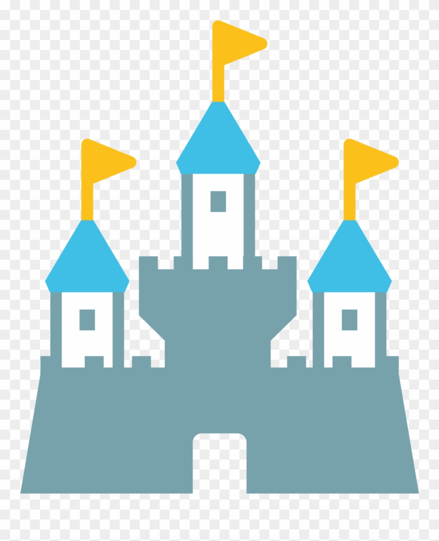 Open - Castle Emoji Clipart