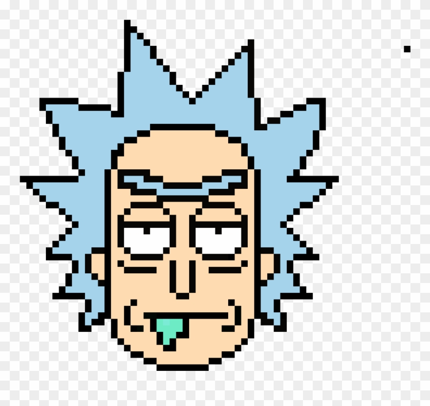 Rick Sanchez Png Rick Sanchez Pixel Art Maker - Rick And Morty Pixel Art Clipart