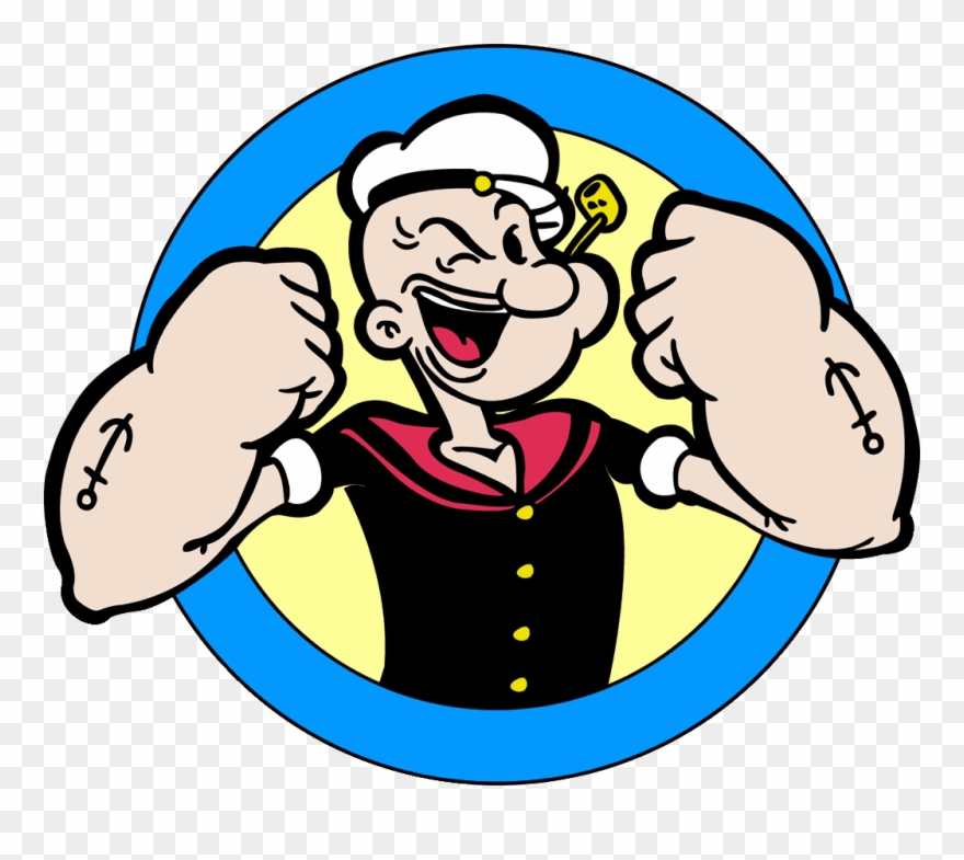 I Don't Remember Popeye Being A Saint, But I'm Sure - Popeye Animation Clipart