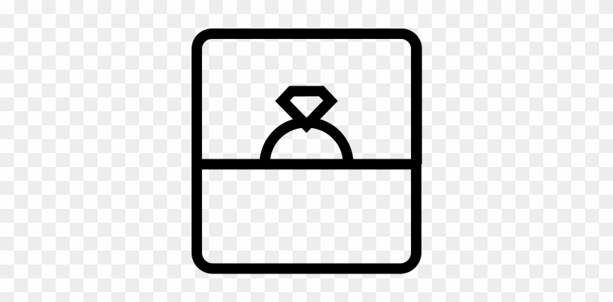 Diamond Ring Rubber Stamp - Business Clipart