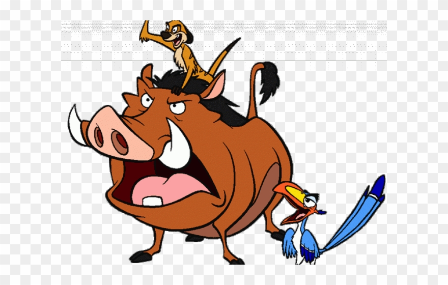 Mufasa Clipart Lion King - Timon And Pumbaa - Png Download