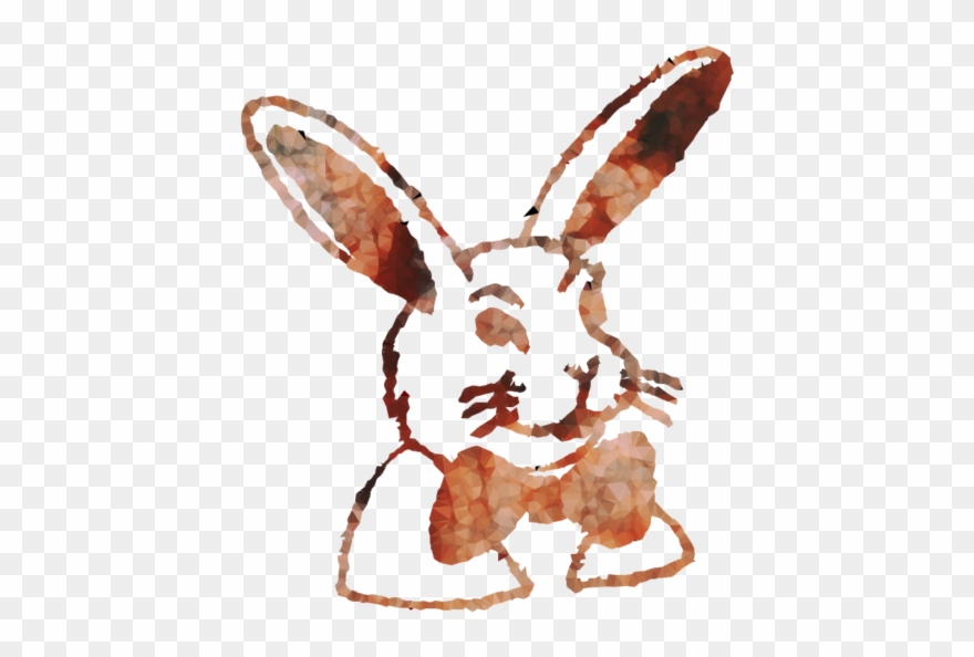 Hare Clipart Domestic Rabbit Easter Bunny Hare - Rabbit - Png Download