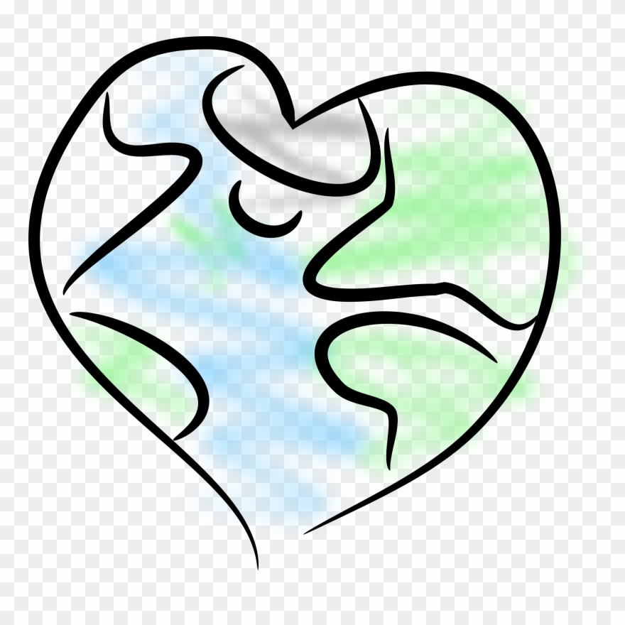 Earth Heart Jpg Transparent Stock - Earth Without Art Is Just Eh Transparent Clipart
