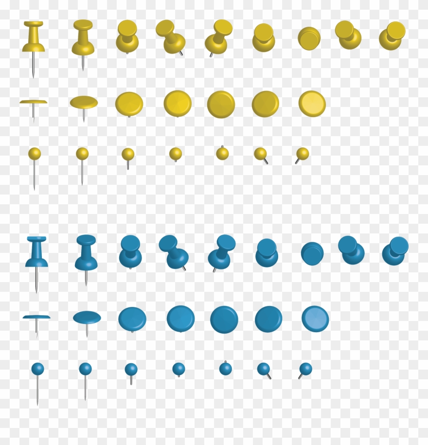 Канцелярские Кнопки Png Clipart