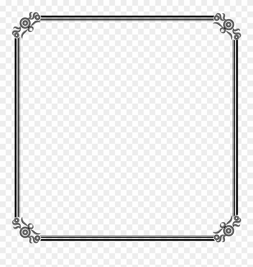 Background Frame Border Png Image - Picture Frame Clipart