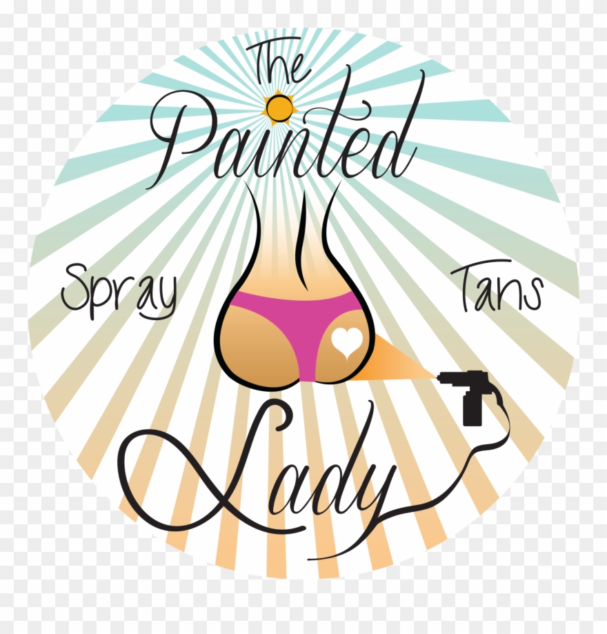 The Painted Lady Spray Tans Clipart