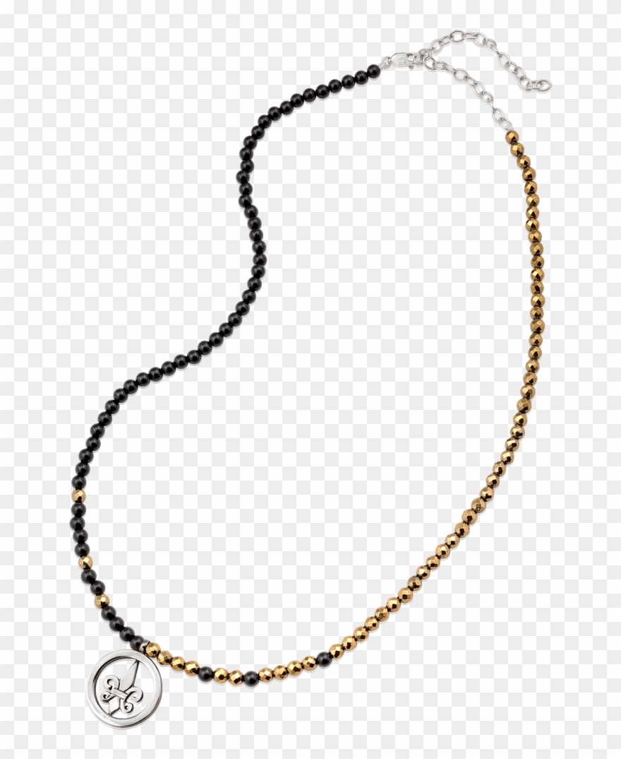 Sheared Fleur De Lis Amulet Necklace - Necklace Clipart