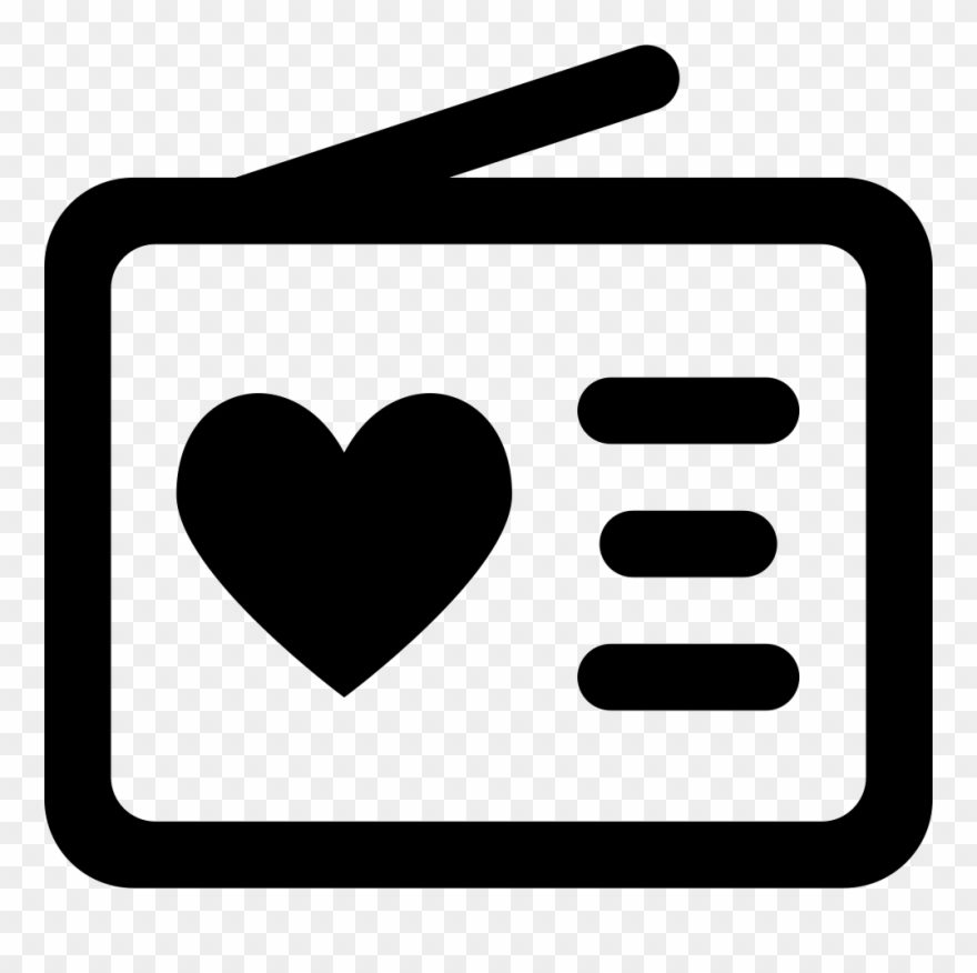 Music Hall Private Radio Comments - Heart Clipart