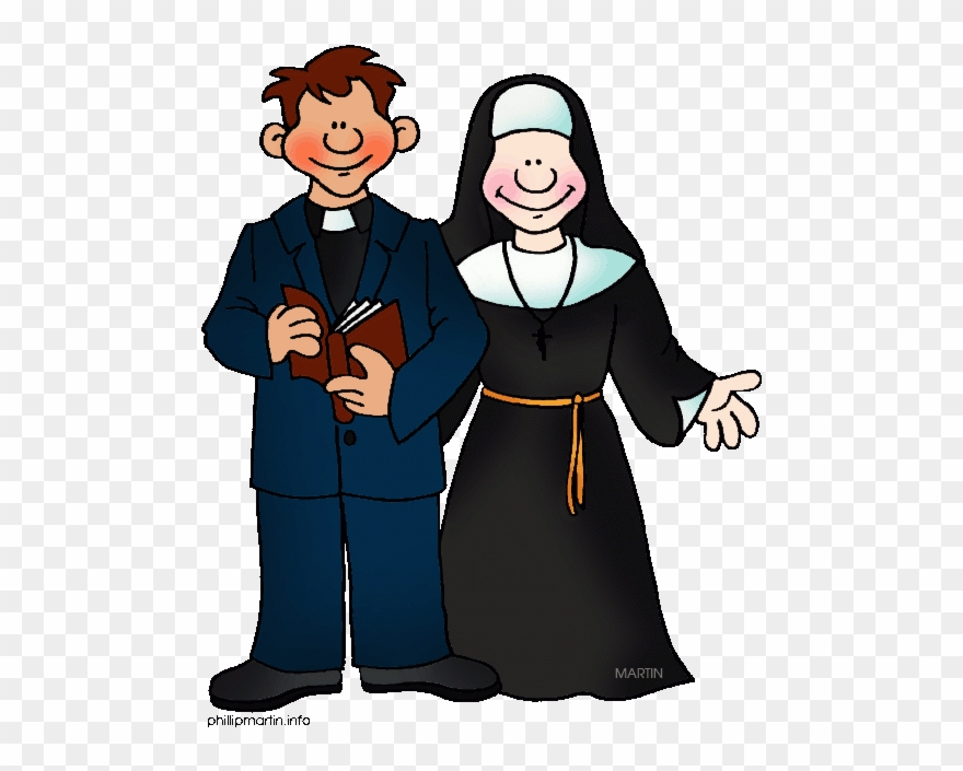 Christian Wedding Clip Art Pickandprintgallery Clip - Sacrament Of Holy Orders Cartoon - Png Download