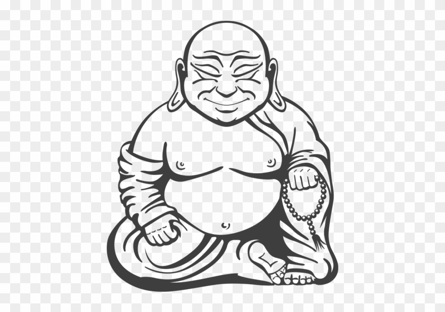 Easy At Getdrawings Com - Print And Décor Buddha Wall Decal Removable Sticker Clipart