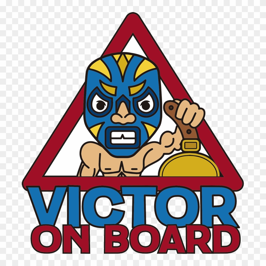 Baby Wrestler Vehicle Sticker Clipart