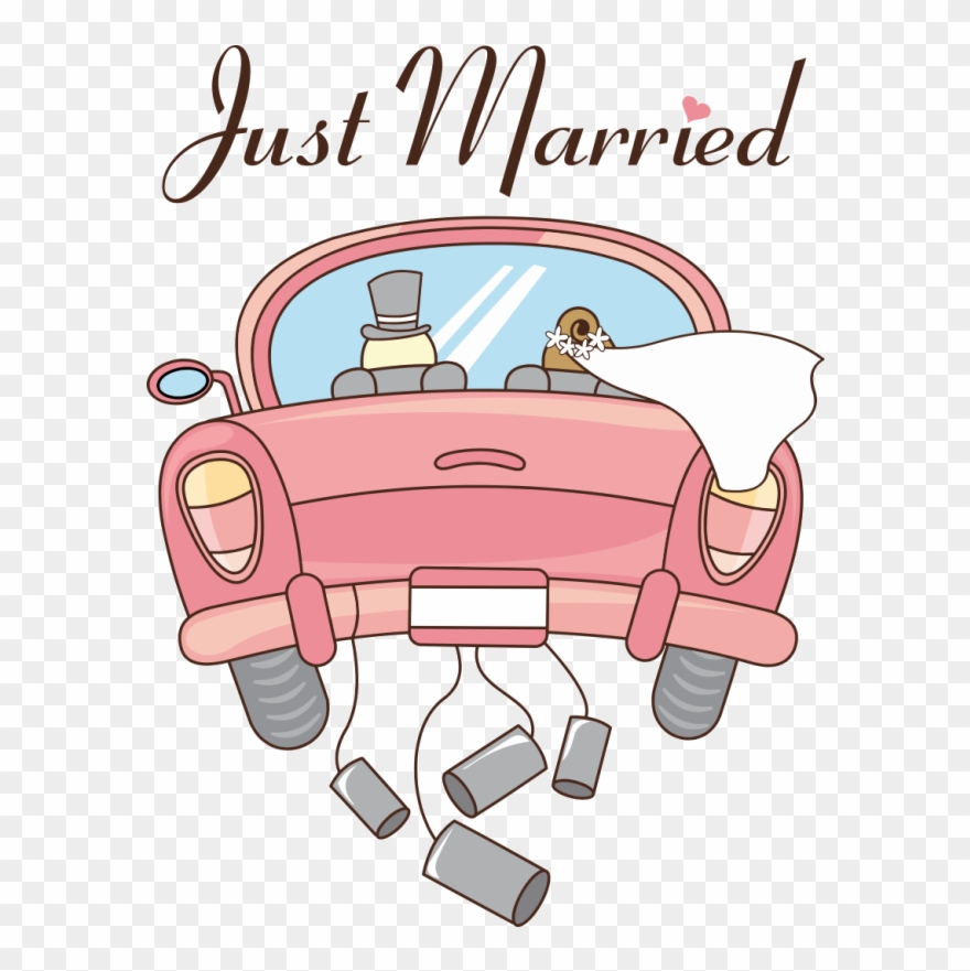 Just Married - New Life Together Card Clipart
