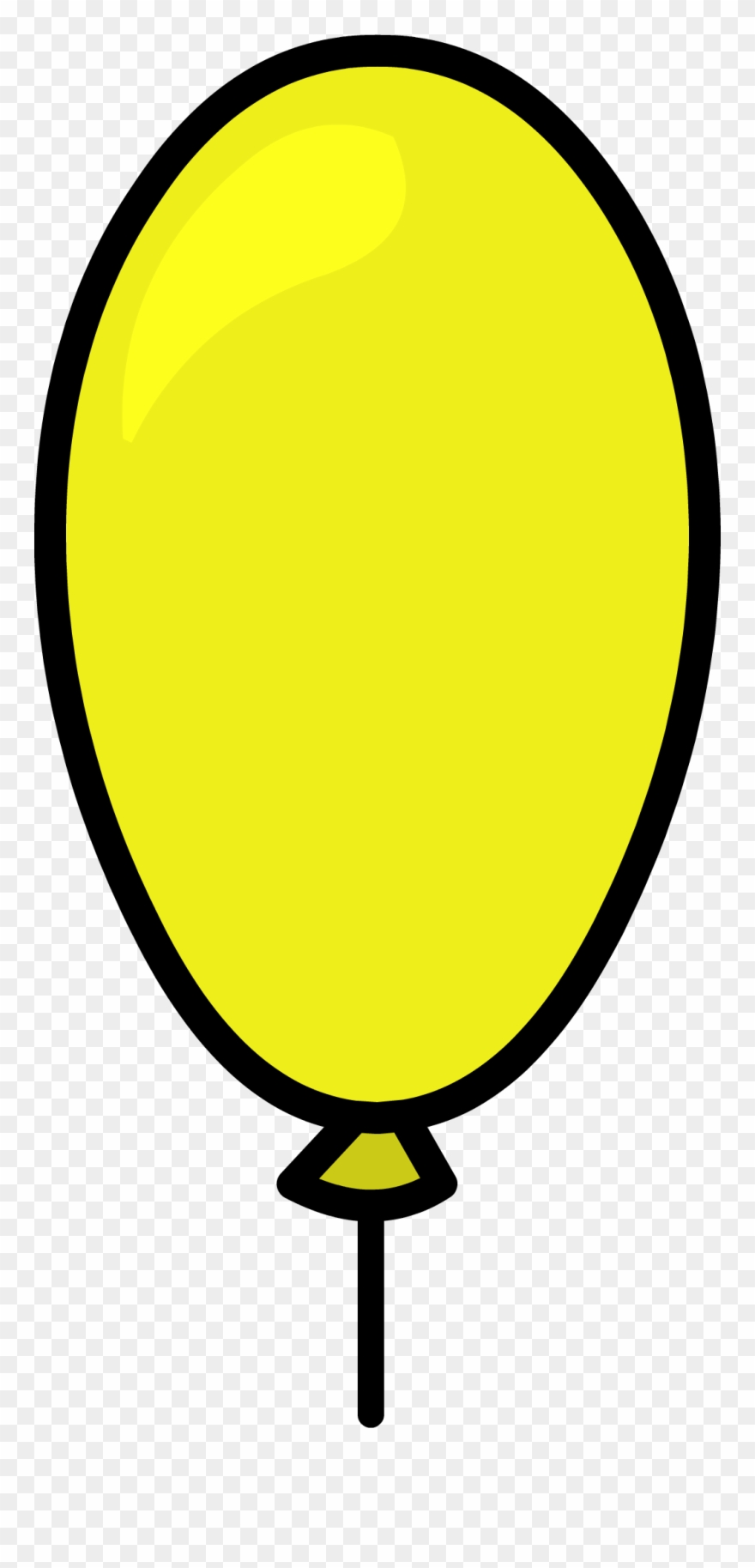 Yellow Balloon - Png - Wiki Clipart