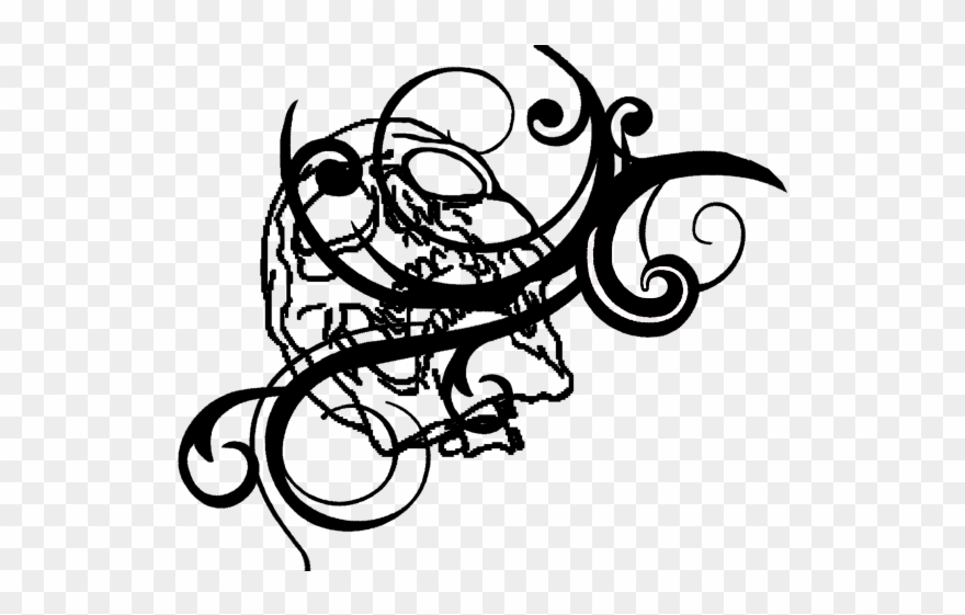 Swirls Clipart Scrollwork - Clip Art - Png Download