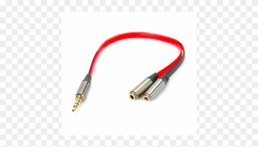 1 To 2 Audio Splitter - Wire Clipart